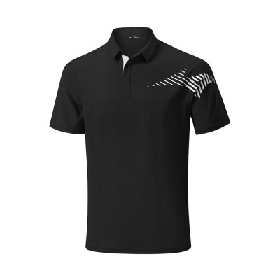 Camisa Polo Mizuno Laser RB Hombre Negros - Chile M421URJGXZ